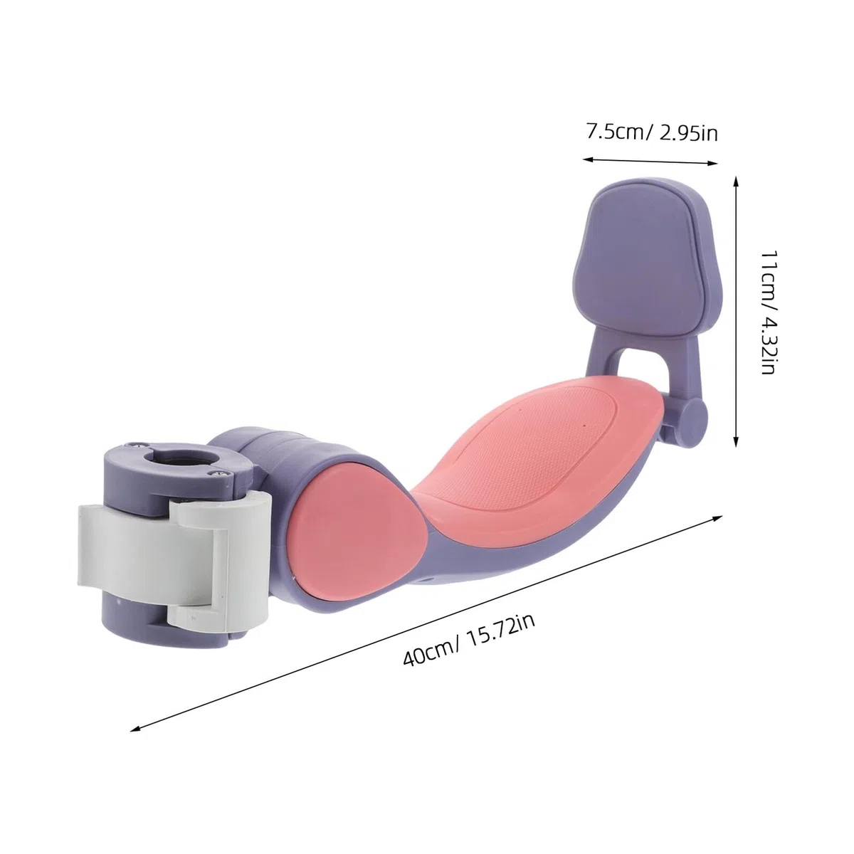 Toyvian Faltbarer Sitz für Elektroroller Klappbarer Scooter-Sitz Reisen für Kleinkinder für Roller Ersatzsattel für Roller Sitzzubehör Scooter Robuste Kunststoffkonstruktion Ergonomisches
