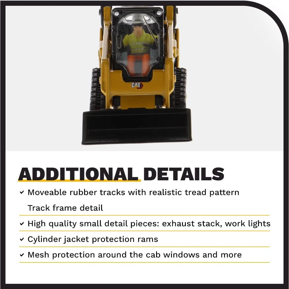 Diecast Masters 85677 - Cat 259D3 Multi Terrain Loader, Maßstab 1:50, ab 14 Jahren, in Blechdose, für Sammler geeignet
