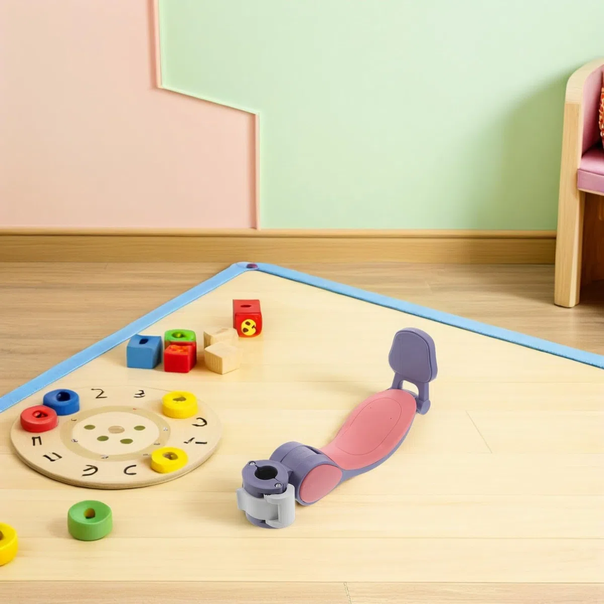 Toyvian Faltbarer Sitz für Elektroroller Klappbarer Scooter-Sitz Reisen für Kleinkinder für Roller Ersatzsattel für Roller Sitzzubehör Scooter Robuste Kunststoffkonstruktion Ergonomisches