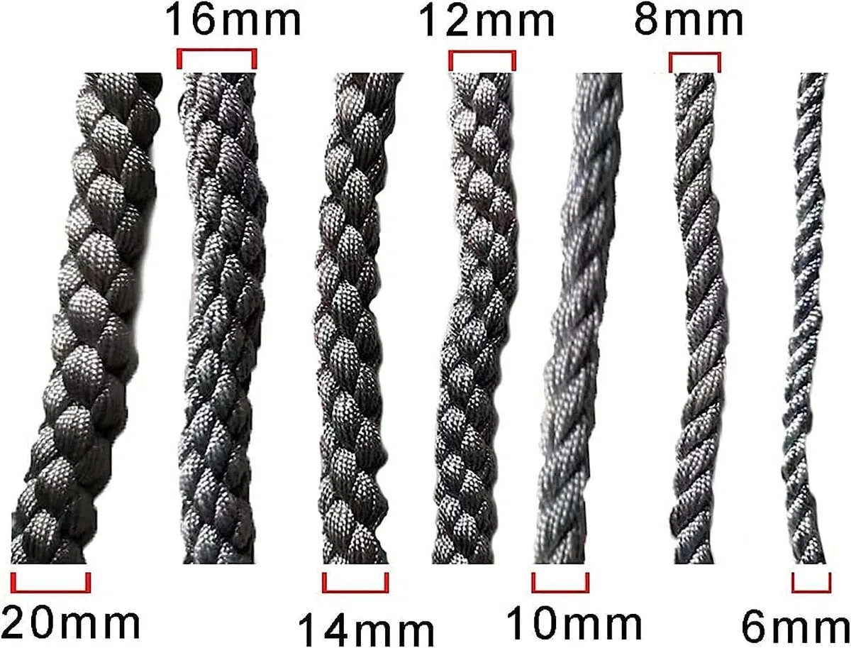 Outdoor-Kletternetz, strapazierfähiges Seilnetz für Kinder, ideal für Hofspielplätze, sichere Kletterlösung für drinnen und draußen, Größe: 1 x 2 m
