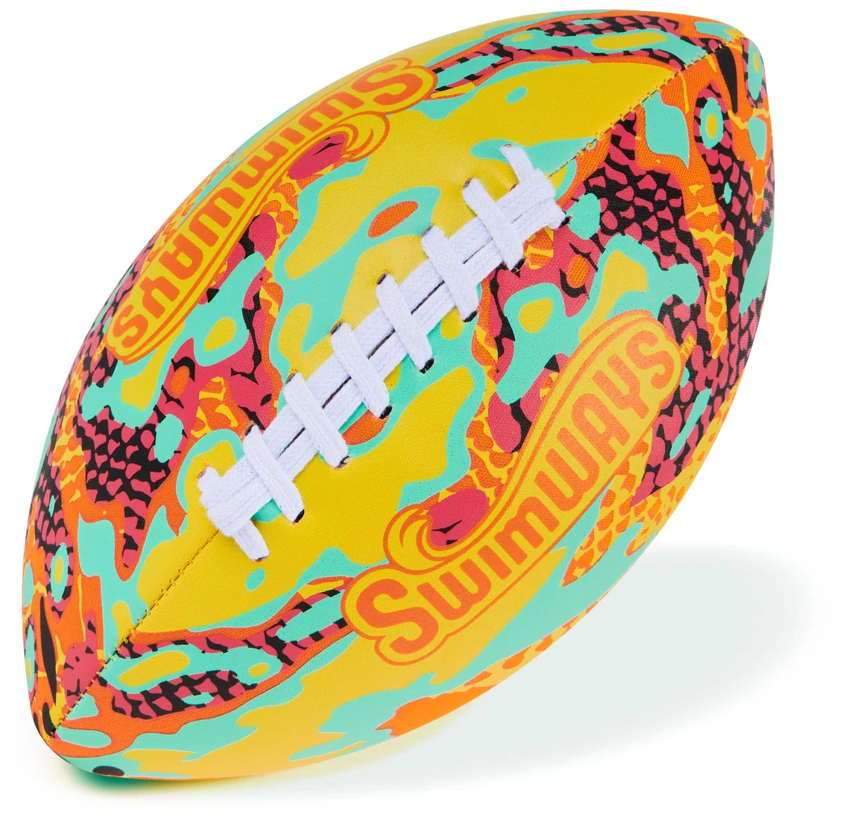 Swimways Hydro wasserdichter Fußball, Outdoor-Spiele für Erwachsene und Kinder, Schwimmbadzubehör und Pool-Partyspiele, 24 cm, Orange