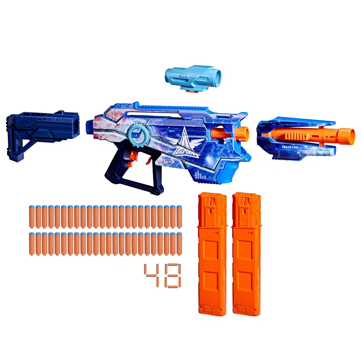 Nerf Loadout Galactic Commander Blaster und 48 N1 Darts