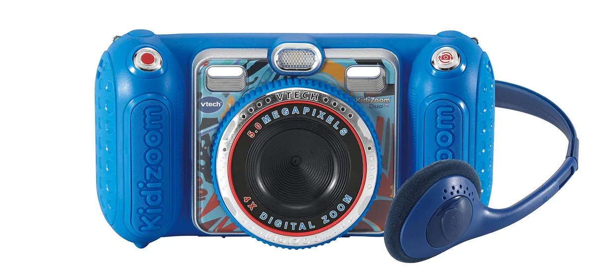VTech KidiZoom Duo Pro – Kinderkamera mit 2 Kameras, Foto- und Videofunktion, Effekten, Spielen, Musikplayer und vielem mehr – Für Kinder von 4-10 Jahren
