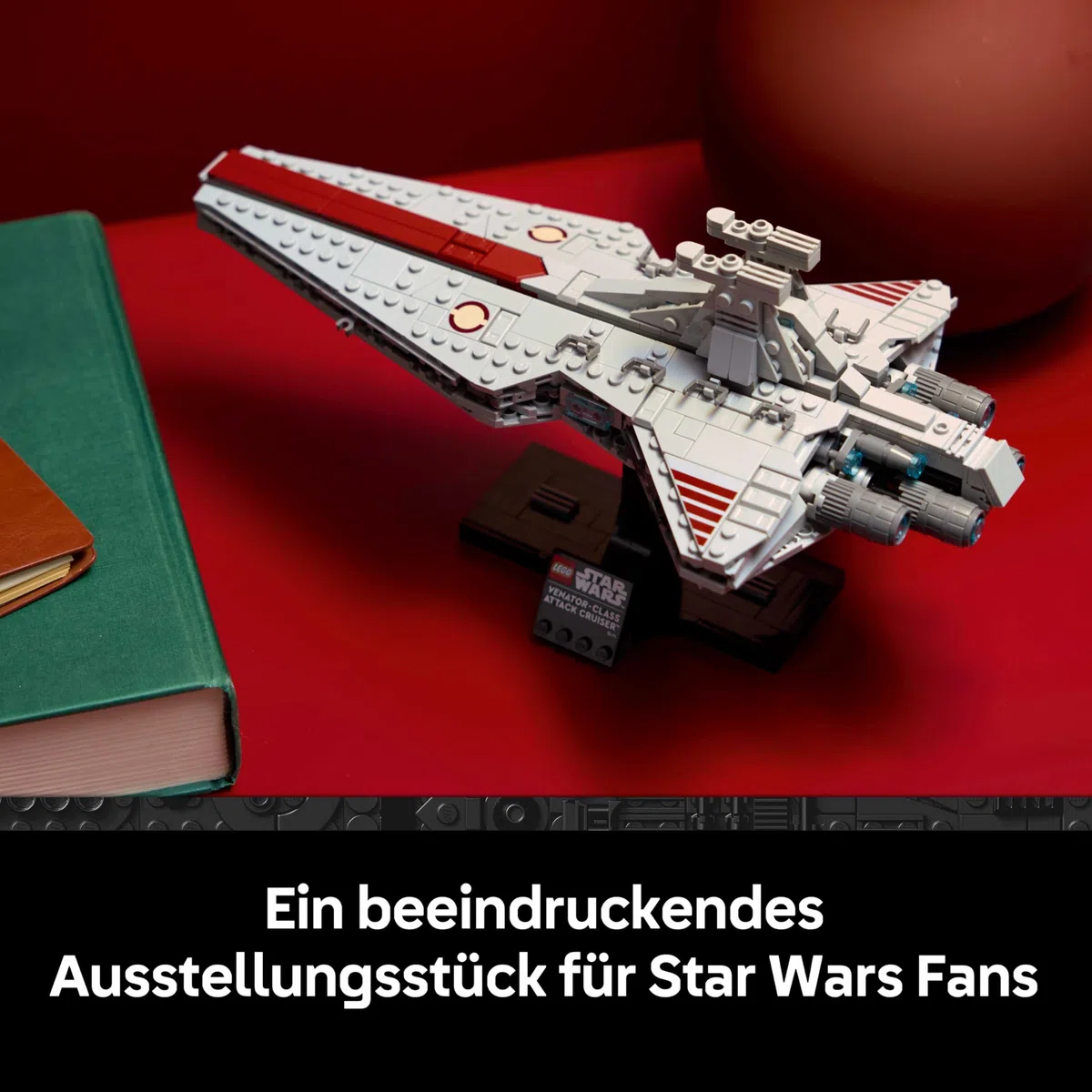 LEGO Star Wars 75441 Angriffskreuzer der Venator-Klasse - Modellbau-Set des republikanischen Kriegsschiffs für Erwachsene - Deko für Wohnzimmer & Regal - Geschenk für Fans von Die Rache der Sith