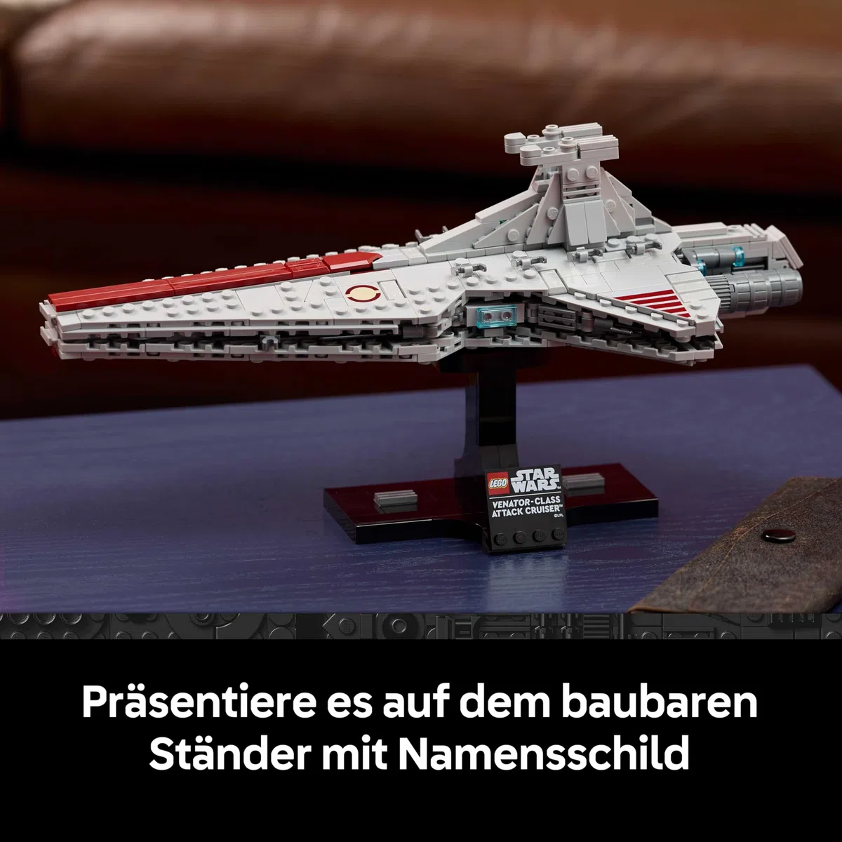 LEGO Star Wars 75441 Angriffskreuzer der Venator-Klasse - Modellbau-Set des republikanischen Kriegsschiffs für Erwachsene - Deko für Wohnzimmer & Regal - Geschenk für Fans von Die Rache der Sith
