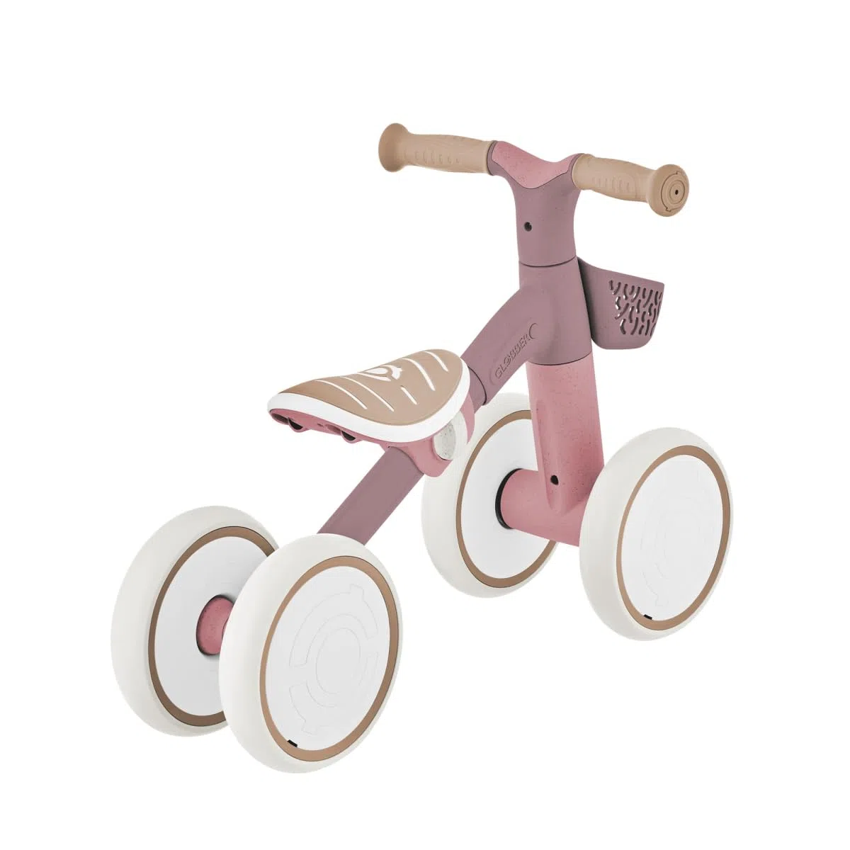 Globber Learning Bike – Aufsitzrad, Lernrad, 7 Zoll Eva-Bereifung, 4-rädrig