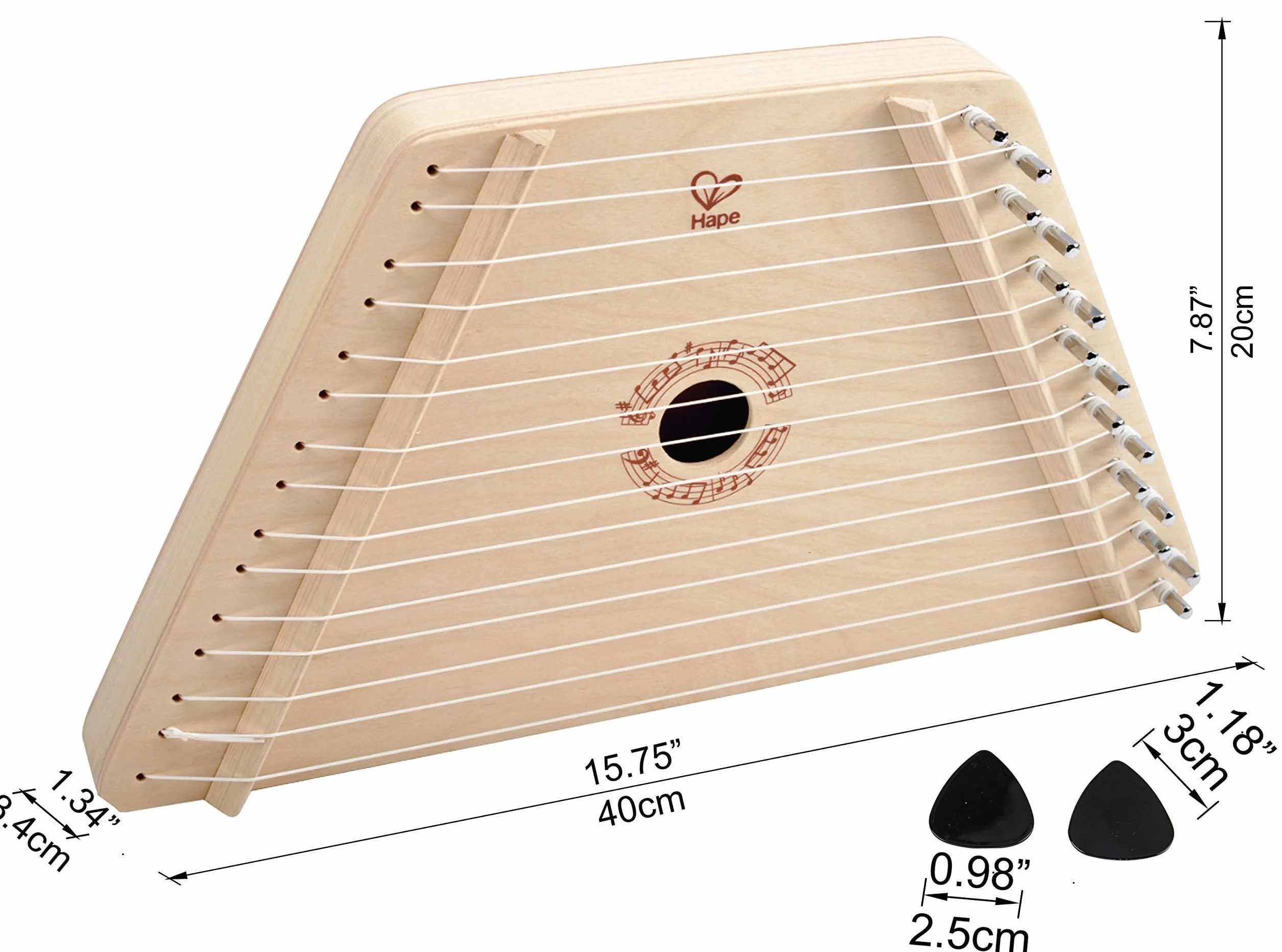 Hape E0323 - Singende Harfe, Gitarren Saiteninstrumente