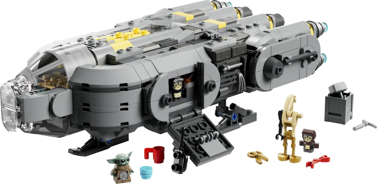LEGO Star Wars 75445 Sternenschiff der Anzellaner - Spielet mit 3 Figuren & Einer Droiden Werkstatt - Geschenk für Jungen, Mädchen & Fans ab 9 Jahren