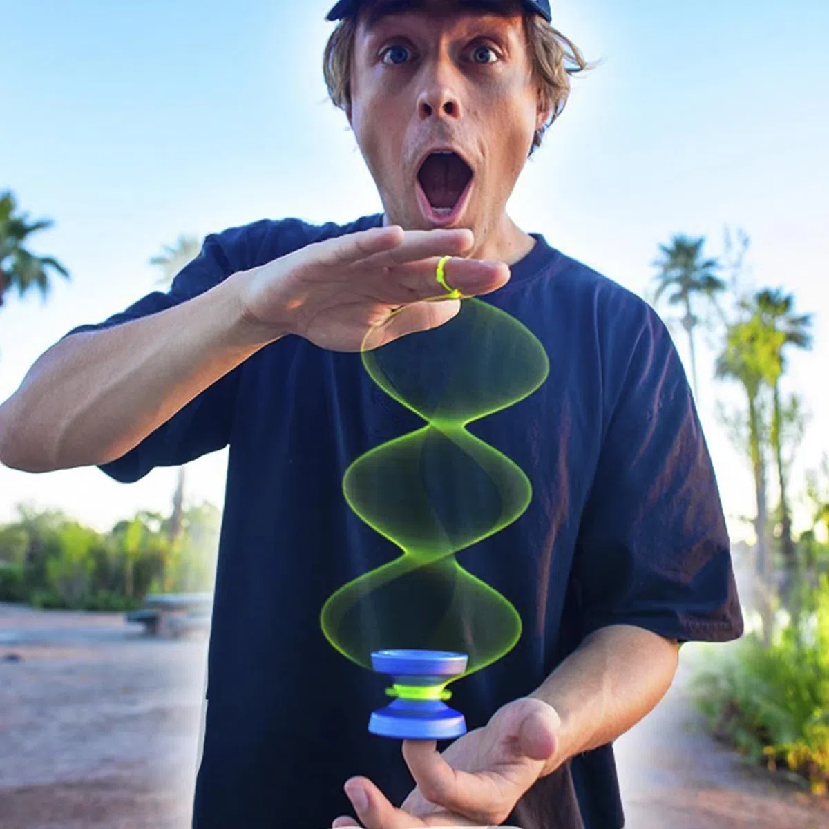 YoYo Factory DNA Jo jo – Metall Profi JoJo mit Leerlauf und Kugellager – Yoyo für DNA-Tricks – Spielzeug für Kinder & Erwachsene - Galaxy