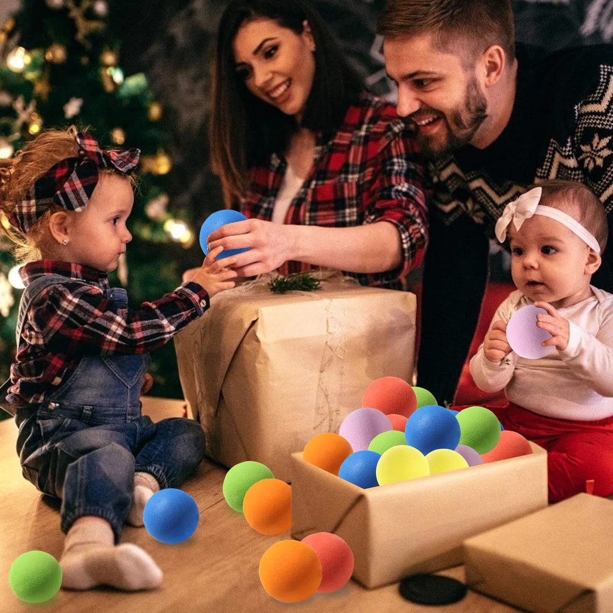 12 Stück weiche Schaumstoffbälle – leichte Mini-Spielbälle für sicheren Spielspaß im Innenbereich – lebendige Bälle Gastgeschenke für Jungen und Mädchen