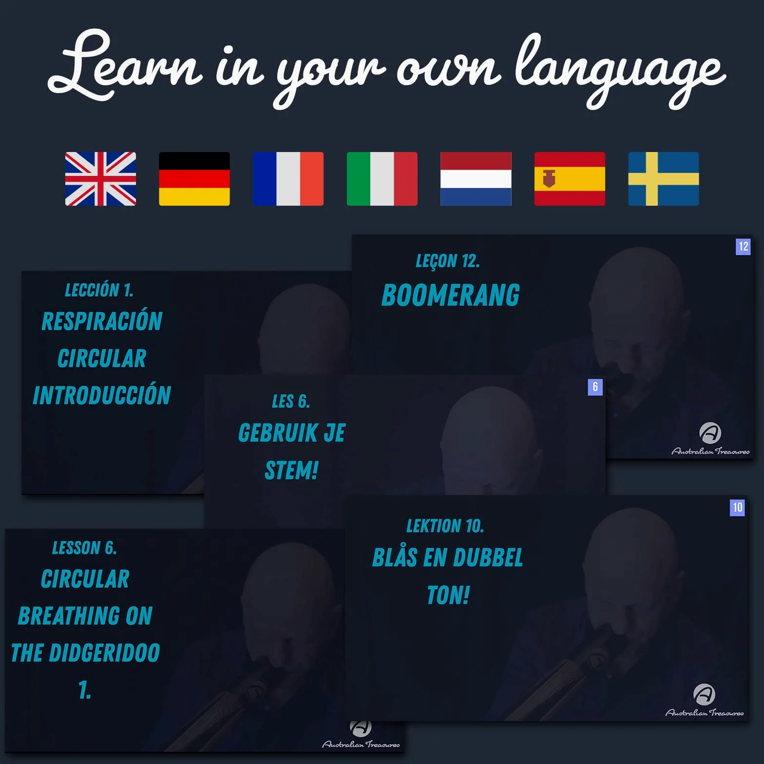 Didgeridoo Spielen und Zirkularatmung Lernen - Komplett Online - Der Ultimative E-Learning-Kurs für Anfänger