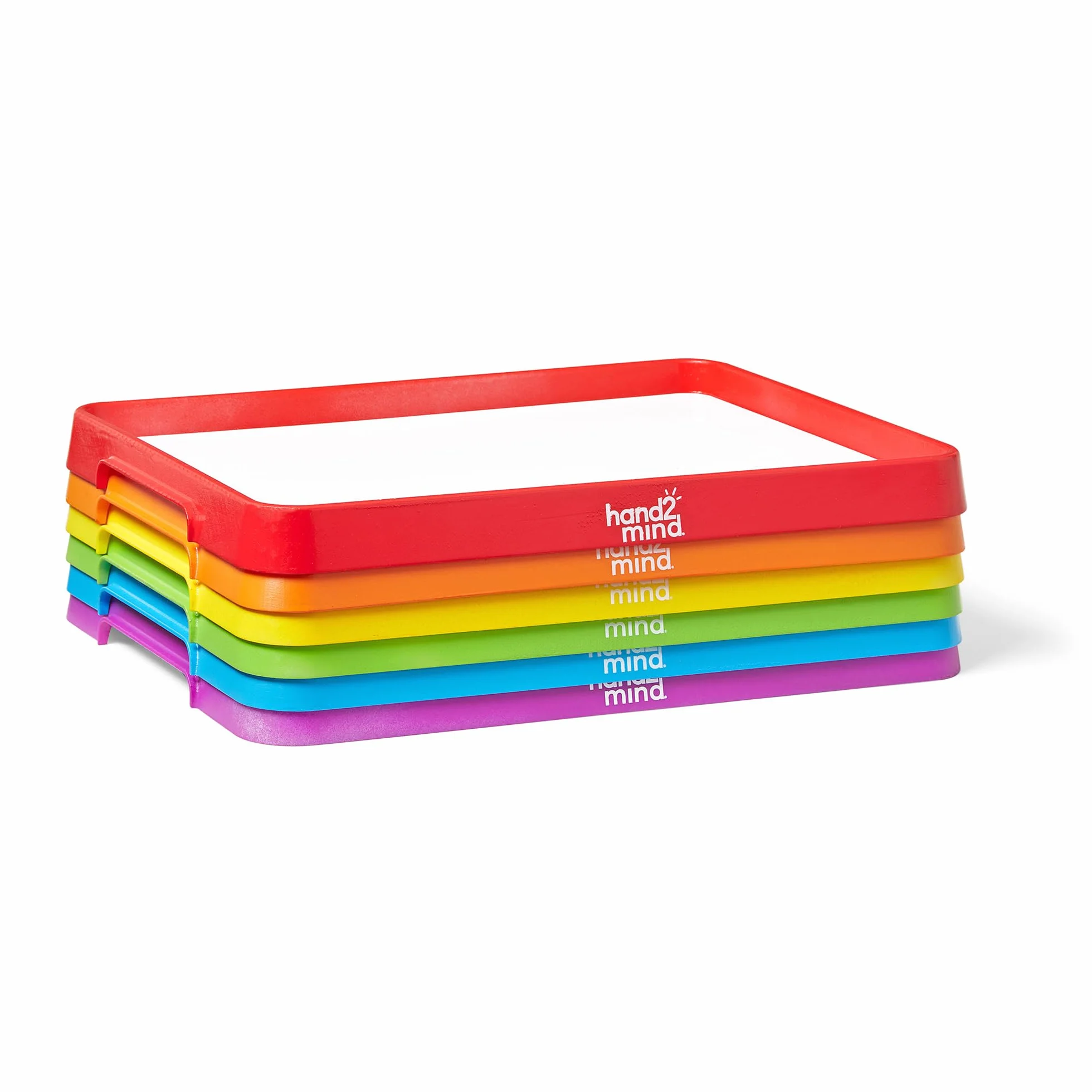 Learning Resources Whiteboard Tabletts Set/6, Alter 3–8, whiteboard Kinder, magnetisch & abwischbar, stapelbar für Schule & Zuhause