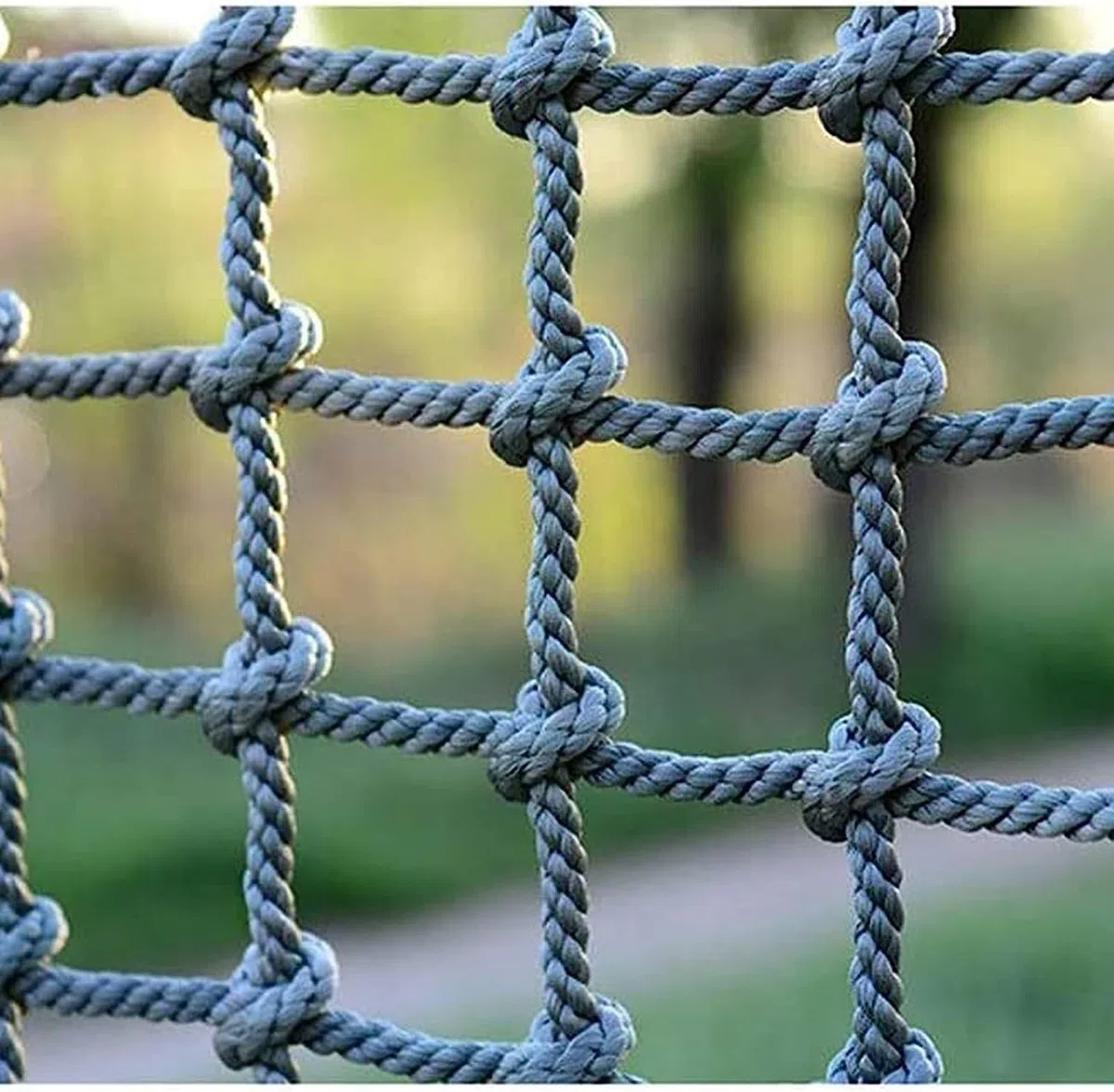 Outdoor-Kletternetz, strapazierfähiges Seilnetz für Kinder, ideal für Hofspielplätze, sichere Kletterlösung für drinnen und draußen, Größe: 1 x 2 m