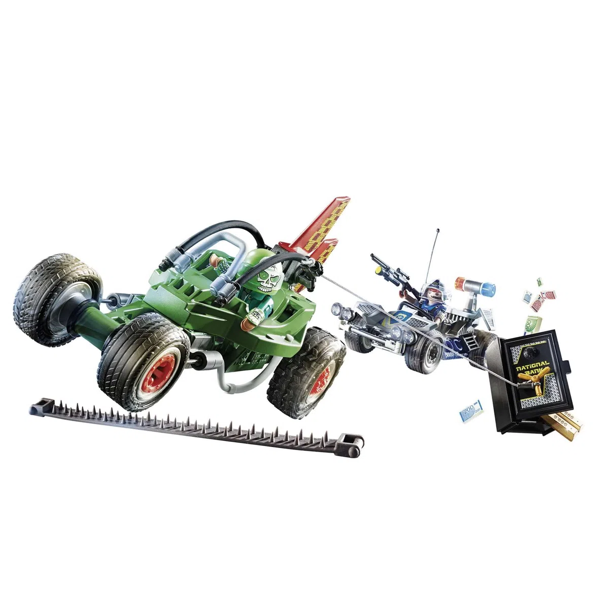 PLAYMOBIL City Action 70577 Polizei-Kart: Verfolgung des Tresorräubers, Für Kinder von 4-10 Jahre