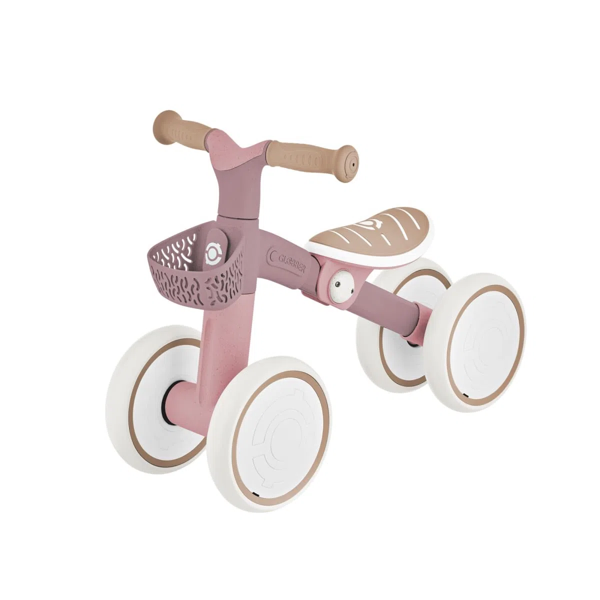 Globber Learning Bike – Aufsitzrad, Lernrad, 7 Zoll Eva-Bereifung, 4-rädrig