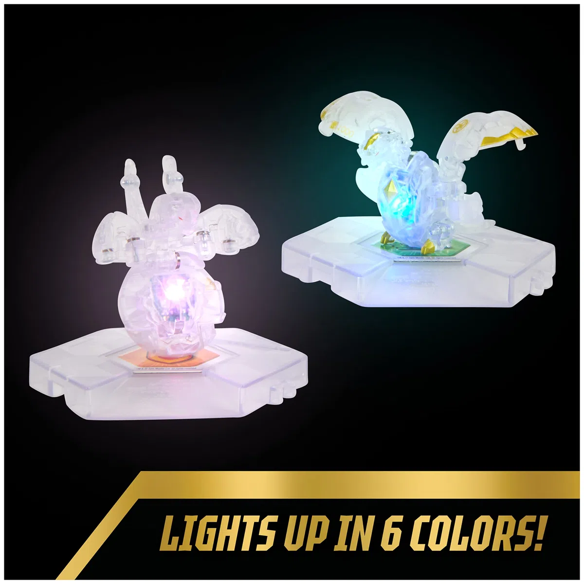 Bakugan 'Evolutions' Genesis Collection 8er Pack, inkl. 2 leuchtenden Bällen mit integrierten LEDs