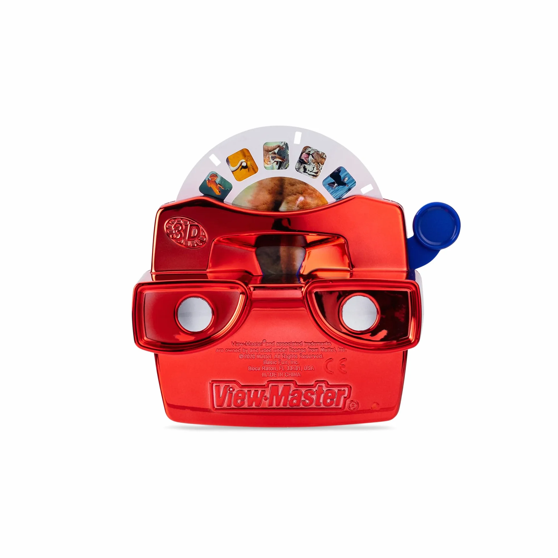 View Master Classic Deluxe Edition with Discovery Kids Reels (Metallic Viewer, Storage Case, and 5 Reels Included) Amazon Exclusive
