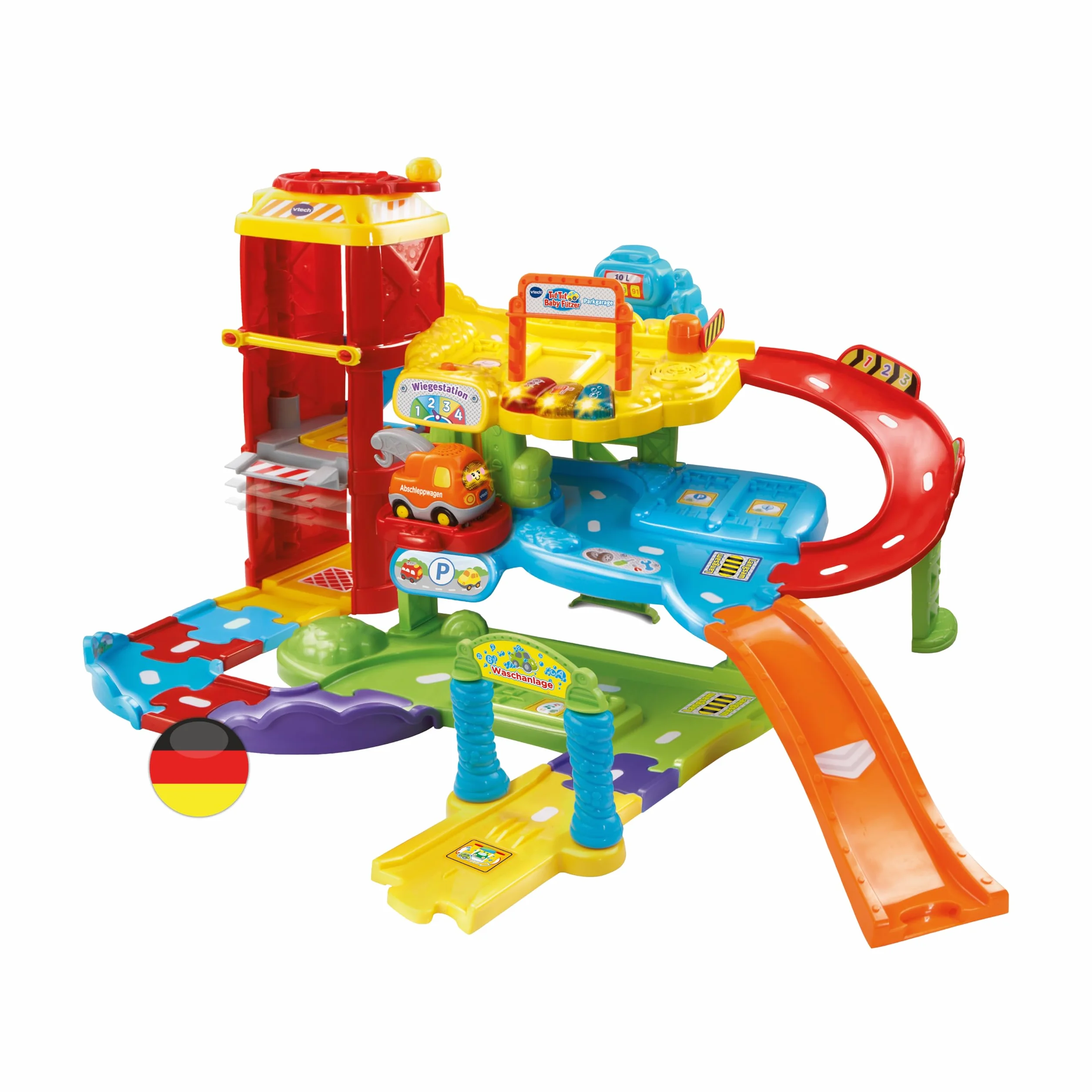 VTech TUT TUT Baby Flitzer Parkgarage – Interaktives Spielzeug
