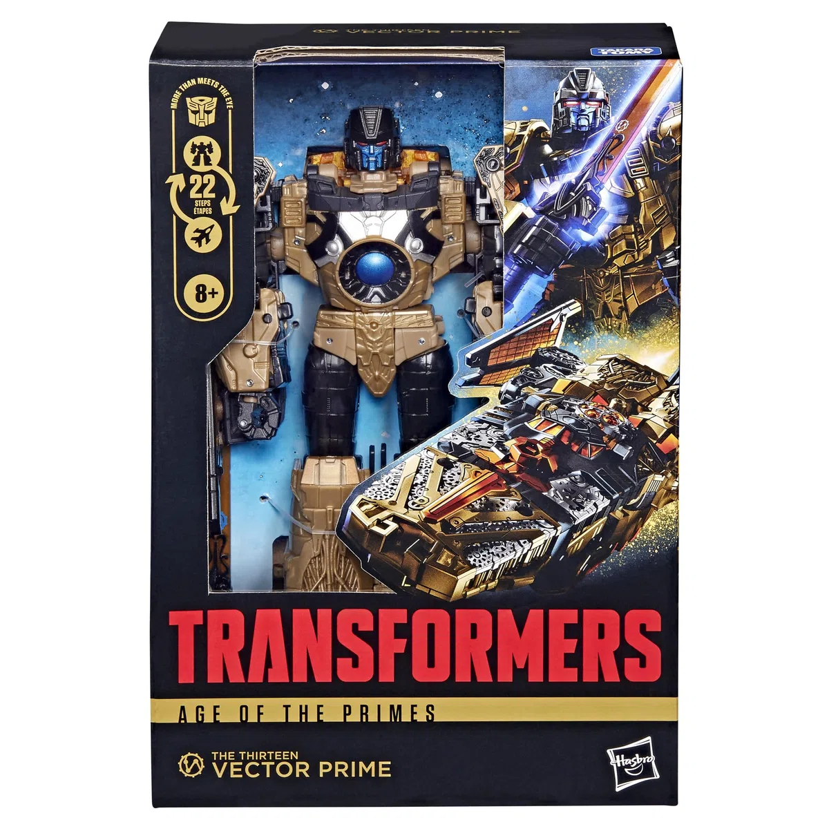 Transformers Age of the Primes The Thirteen Vector Prime, verwandelbare Voyager-Klasse Action-Figur (17,5 cm), Roboterspielzeug ab 8 Jahren