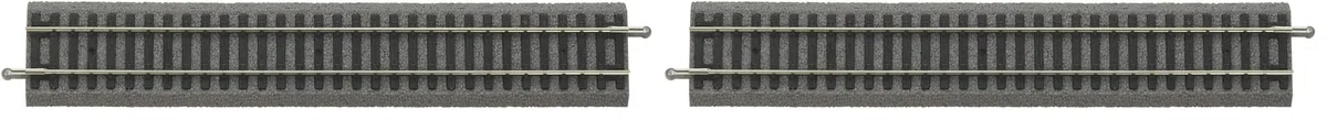 Piko H0 PI A-Track + gerader Gürtel G239 VE6, Einheitsgröße, Grau (Packung mit 2)