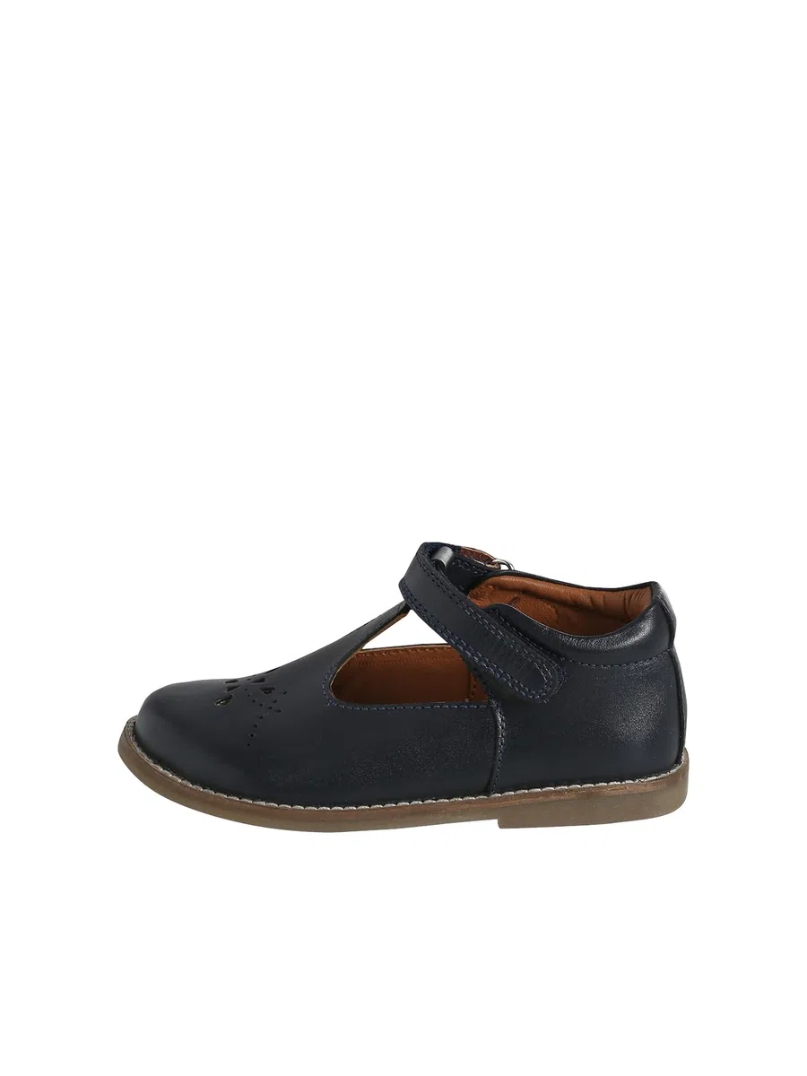 Vertbaudet Spangenschuhe aus Leder Mädchen, Klett