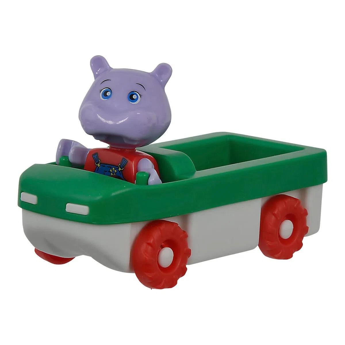 AquaPlay - Superset - Wasserbahn mit vielen Spielfunktionen bestehend aus 41 Teilen, Spieleset inklusive 1 Hippo Wilma, Amphibienauto und Transportboot mit 2 Containern für Kinder ab 3 Jahren